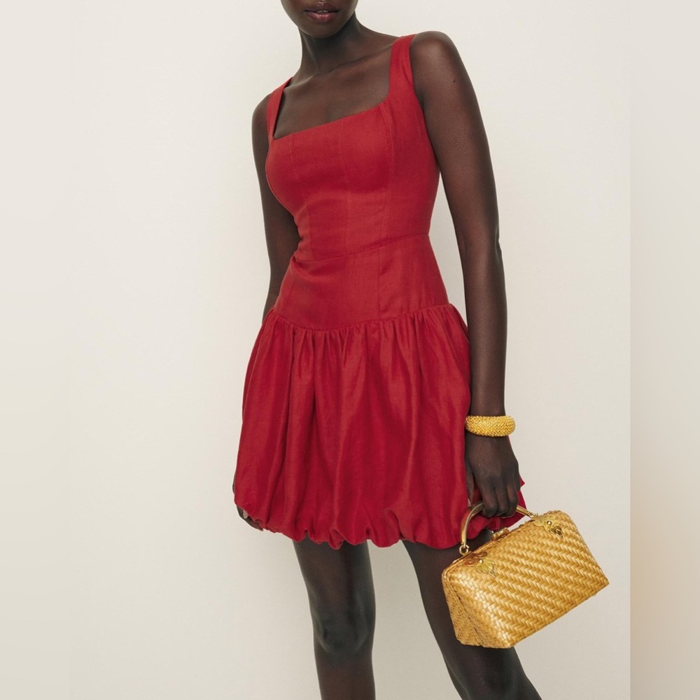 reformation Delia Linen Dress